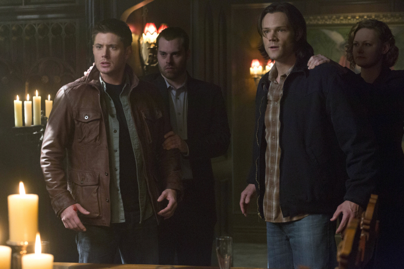 Dean and Sam Winchester captured by the alpha vampire