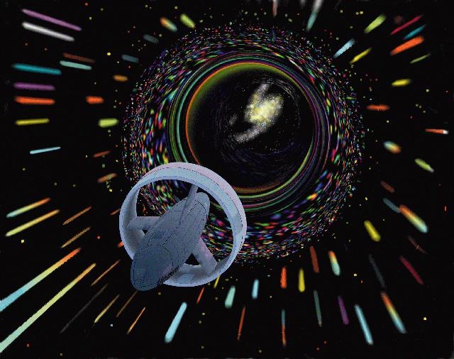 Warp drive, though less impressive with a nuclear reactor. (NASA)