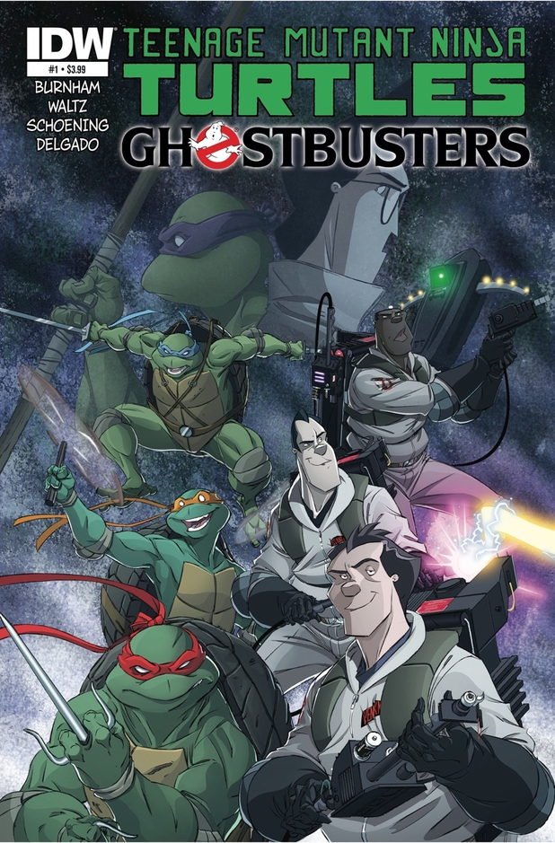 TMNT meet the Ghostbusters. Don't cross the swords.