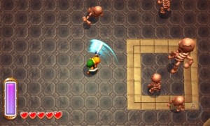 Old school Zelda fans will note the SNES style gameplay