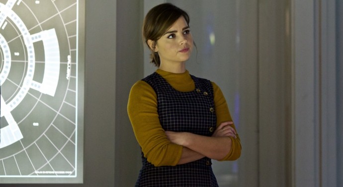 Picture shows: Jenna Coleman as Clara