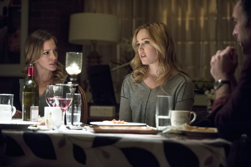 Two years ago, the Lance Family sat at a dinner table without a care in the world. However, both Laurel and Detective Lance’s secrets were revealed on tonight’s “Arrow.” (Photo property of Bonanza Productions, Berlanti Productions, DC Entertainment & Warner Bros. Television)