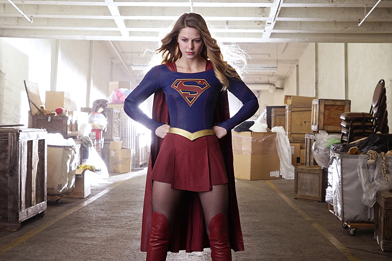 "Childish Things" -- Kara (Melissa Benoist, pictured) does her best to support Winn when his father, the supervillain Toyman, breaks out of prison and seeks out his son for unknown reasons, on SUPERGIRL, Monday, Jan. 18 (8:00-9:00 PM, ET/PT) on the CBS Television Network. Photo: Robert Voets/CBS ÃÂ©2015 CBS Broadcasting, Inc. All Rights Reserved
