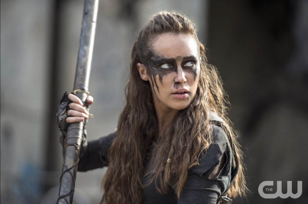 Lexa gets ready to rumble [photo courtesy Cate Cameron/The CW]