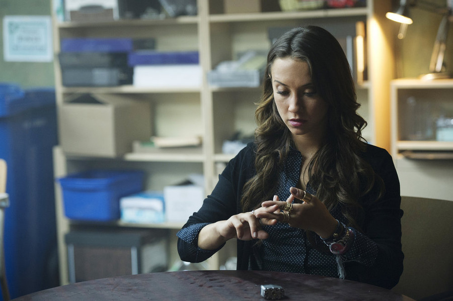 THE MAGICIANS -- "Consequences of Advanced Spellcasting" Episode 103 -- Pictured: Stella Maeve as Julia -- (Photo by: Carole Segal/Syfy)