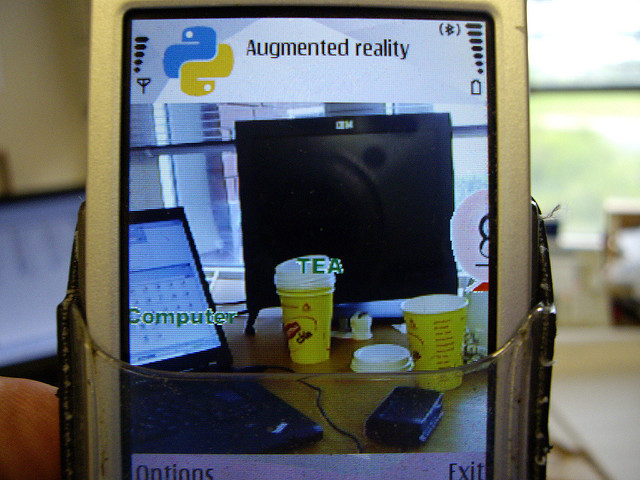 Hackday5 Augmented Reality step 2 - (photo courtesy Ian Hughes - Flickr, under a CC attribution license)