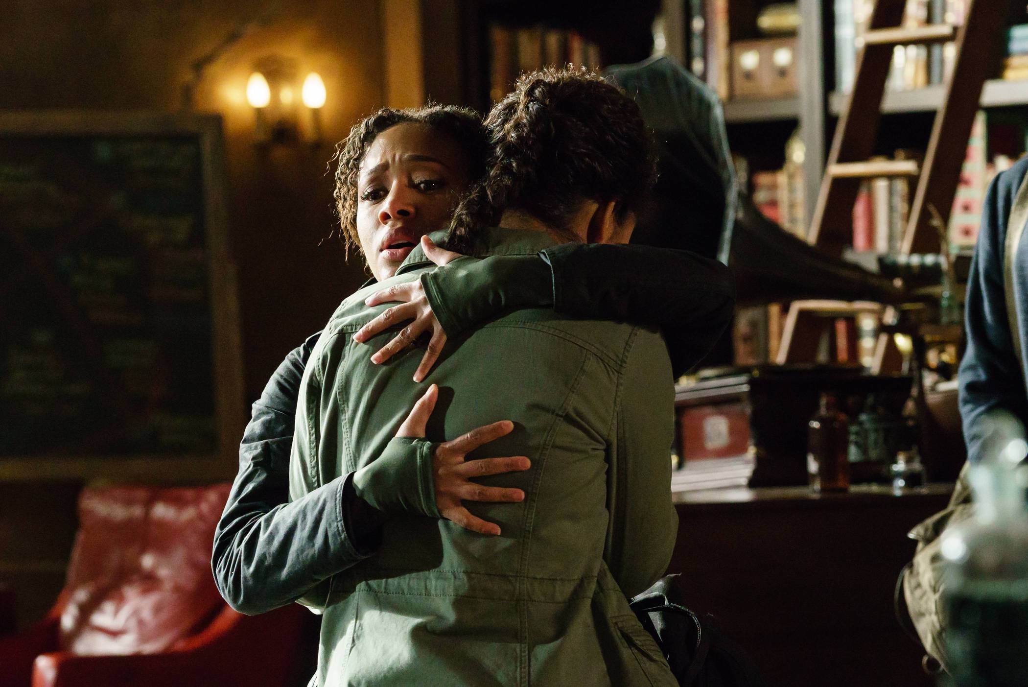 SLEEPY HOLLOW: L-R: Nicole Beharie and Lyndie Greenwood in theÒRagnarokÓ season finale episode of SLEEPY HOLLOW airing Friday, April 8 (8:00-9:00 PM ET/PT) on FOX. ©2016 Fox Broadcasting Co. Cr: Tina Rowden/FOX