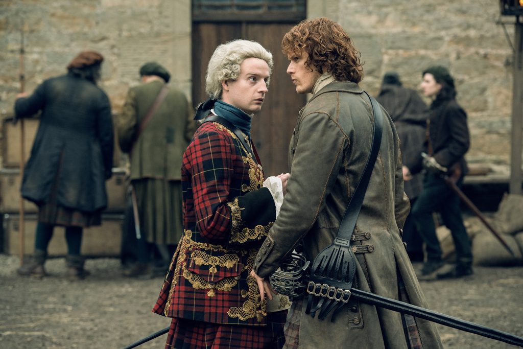 It's kind of a miracle Charles even survived to 1746 without Jamie. (Charles talking the Jamie.)