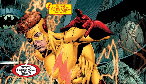 Wally West appears to Batman in DC Universe Rebirth #1