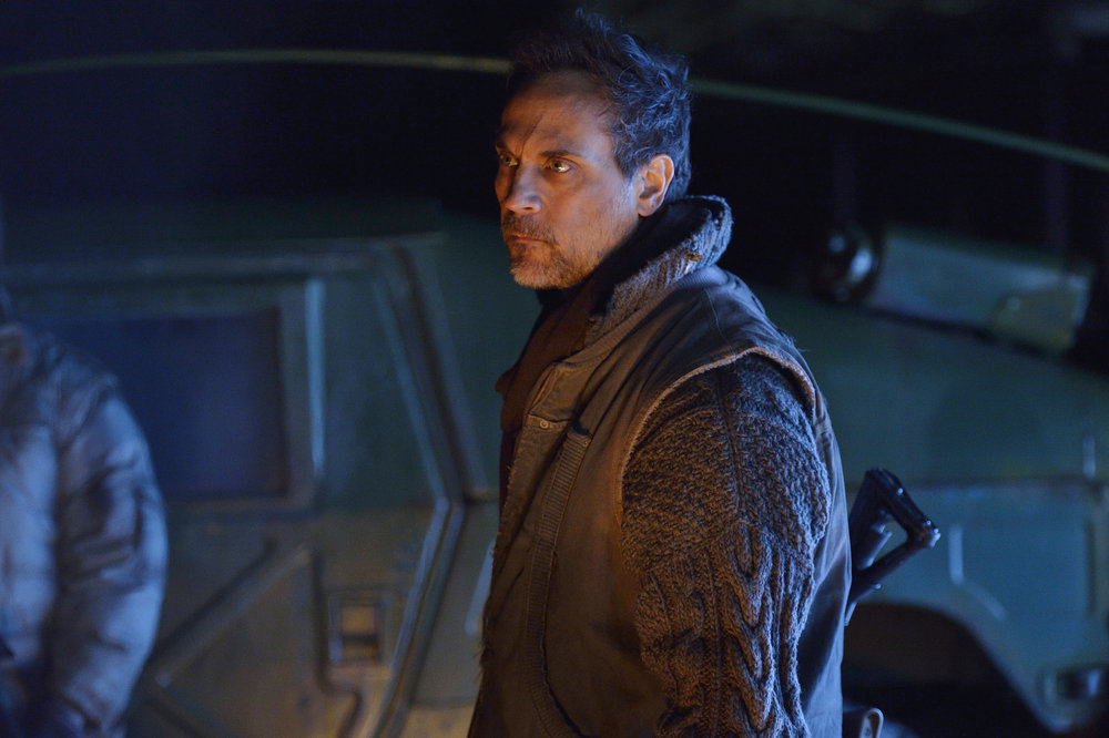 12 MONKEYS -- "Blood Washed Away" Episode 212 -- Pictured: Todd Stashwick as Deacon -- (Photo by: Ben Mark Holzberg/Syfy)