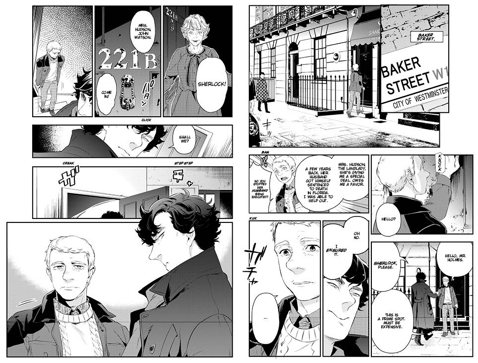 Sherlock Manga Preview