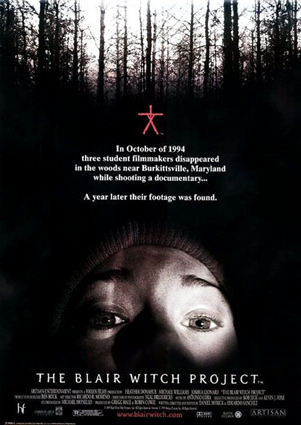 The Blair Witch Project movie poster [courtesy theglobalpanorama/flixr]