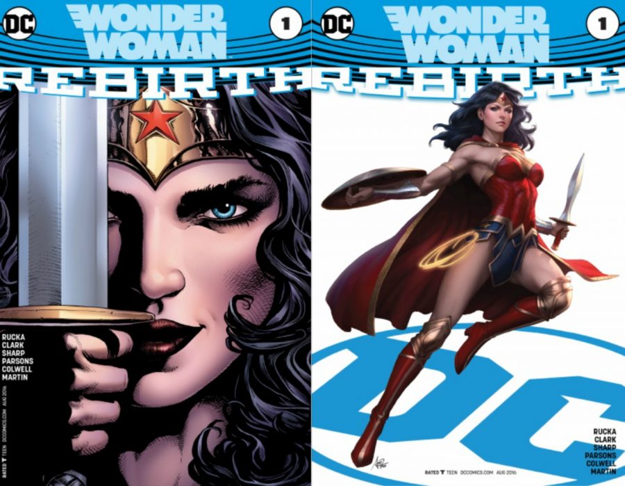 Wonder Woman Rebirth Covers by Liam Sharp, Laura Martin and Stanley Lau