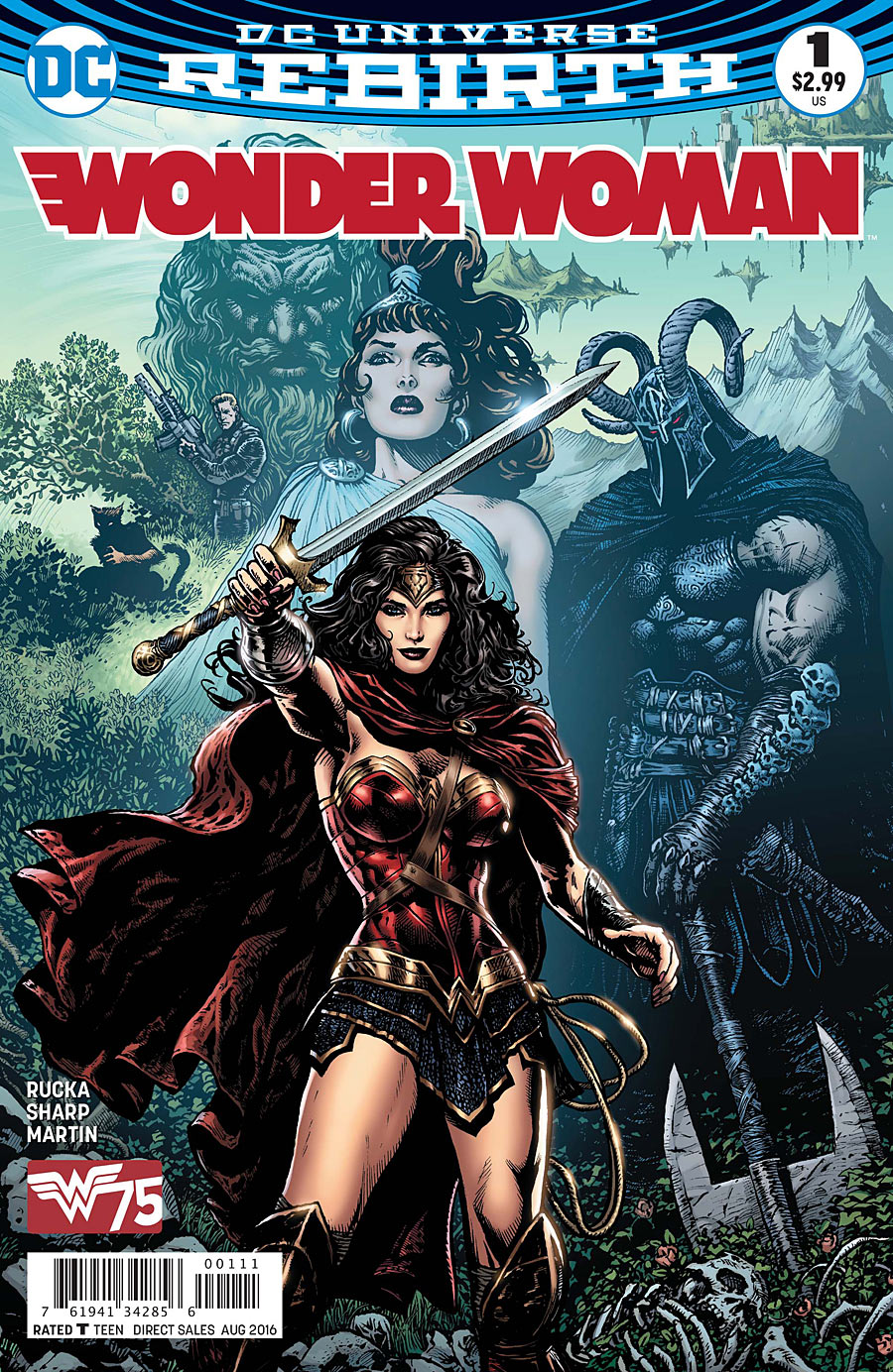 Wonder Woman #1 cover by Liam Sharp & Laura Martin