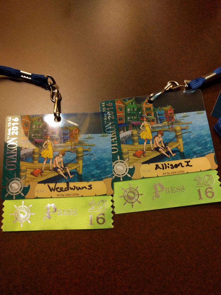 Press badges for your intrepid reporter and her Cameraman of the Silly Name.