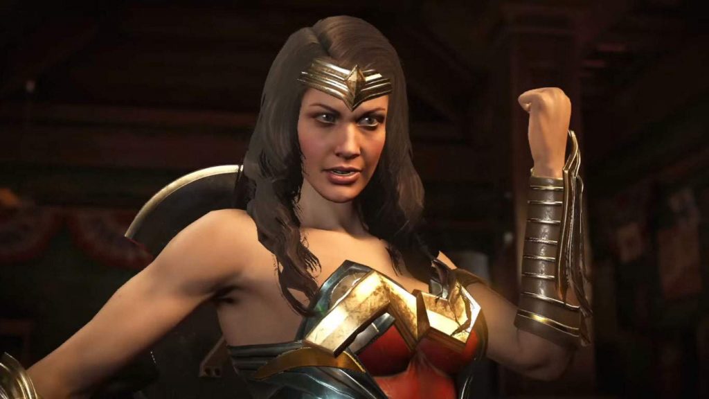 As a change from her Injustice 1 appearance, Wonder Woman will now be able to use all of her weapons at any time without swapping them out.