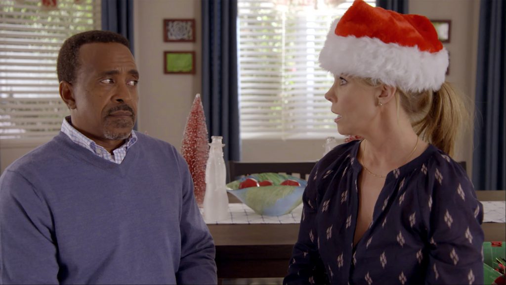 SON OF ZORN: L-R: Tim Meadows and Cheryl Hines in the "Happy Grafelnik" episode of SON OF ZORN airing Sunday, Dec. 11 (8:30-9:00 PM ET/PT) on FOX. ©2016 Fox Broadcasting Co. Cr: FOX