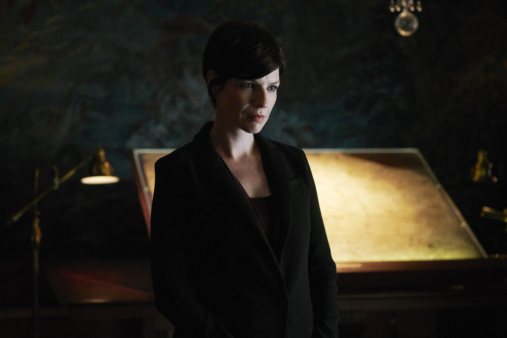 12 MONKEYS -- "Bodies of Water" Episode 205 -- Pictured: Alisen Down as Olivia -- (Photo by: Steve Wilkie/Syfy)