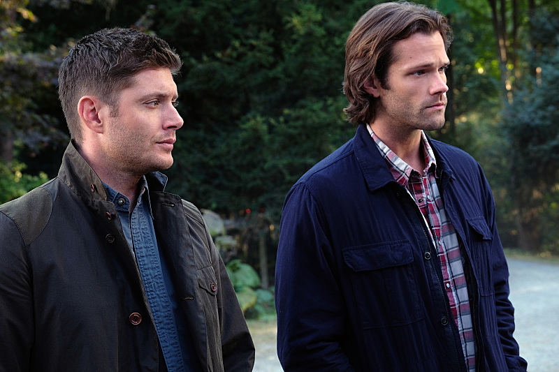 Supernatural -- "American Nightmare" -- SN1204a_0148.jpg -- Pictured (L-R): Jensen Ackles as Dean and Jared Padalecki as Sam -- Photo: Robert Falconer/The CW -- ÃÂ© 2016 The CW Network, LLC. All Rights Reserved